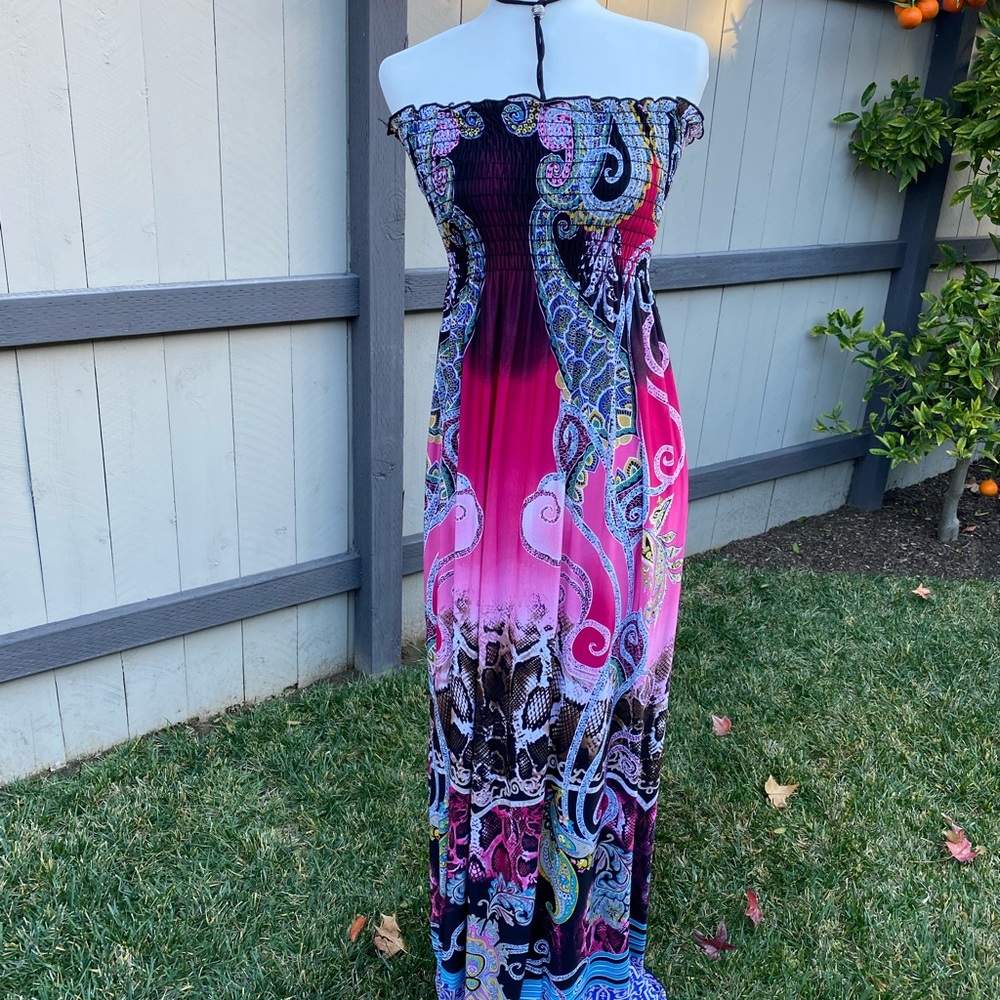 Maxi dress with a great island vibe